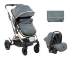 Pushchair Kaia 3 in 1 Dark Grey