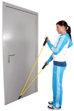 Exercise Pulley with Elastic Tube MVS-BAND Yellow-Soft (AC-3151) - Image 2