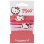 Hello Kitty Σετ Λαστιχάκια Μαλλιών 4τμχ