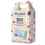 Mustela Diaper Smart Duo, Κρέμα Αλλαγής Πάνας, 50ml Υγρά Μαντηλάκια με Βιολογικό Αβοκάντο, 60τεμ