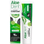 Optima Aloe Dent Activated Charcoal, Περιέχει άνθρακα για ενεργό καθαρισμό, 100ml