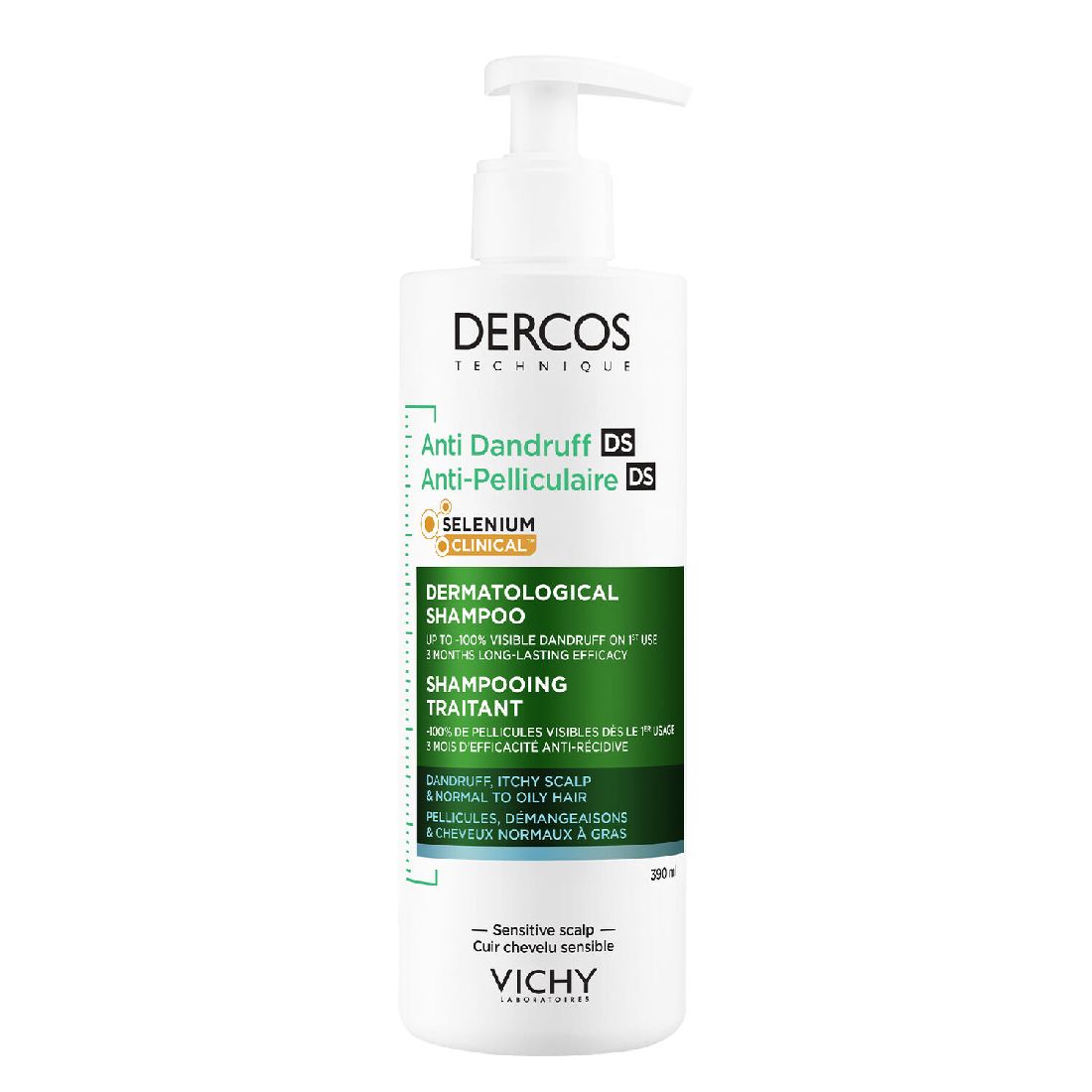 vichy-dercos-anti-dandruff-ds-Αντιπιτυριδικό-Σαμπουάν-για-Κανονικά-Λιπαρά-Μαλλιά-390ml1.jpg Vichy Dercos Anti-Dandruff DS Αντιπιτυριδικό Σαμπουάν για Κανονικά - Λιπαρά Μαλλιά, 390ml - Image 1