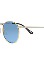 Zippo Eyewear Sunglasses with Silver Metal Frame and Blue Mirror Lens OB130-08 - Image 2