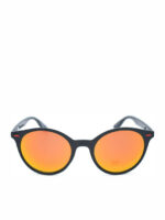 Zippo Eyewear Γυαλιά Ηλίου με Μαύρο Σκελετό και Φακό Πορτοκαλί Καθρεύτη OB70-03