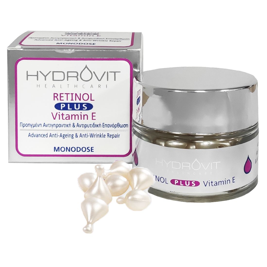 hydrovit-retinol-plus-vitamin-e-Αντιγηραντικός-Ορός-Προσώπου-με-Βιταμίνη-Ε-σε-Μονοδόσεις-60caps1.jpg Hydrovit Retinol Plus Vitamin E Αντιγηραντικός Ορός Προσώπου με Βιταμίνη Ε σε Μονοδόσεις, 60caps - Image 1