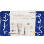 Korres Hydrating & Protective Suncare Ritual Σετ με Αντηλιακό & Καθαριστικό Προσώπου & Νεσεσέρ 3τμχ