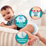 Pampers Αctive Baby Pants No.8 (17kg+) Πάνες Βρακάκι, 32τεμ - Image 3