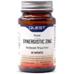 Quest Synergistic Zinc 15mg with Copper Συμπλήρωμα για Υποστήριξη του Ανοσοποιητικού 90tabs