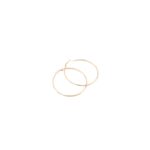 RO Accessories Σκουλαρίκι Κρίκος Χρυσός 60mm