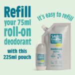 Salt Of The Earth Roll-On Deodorant Ανταλλακτικό Αποσμητικό Χωρίς Άρωμα, 225ml - Image 3